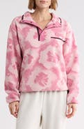 Columbia Helvetia II Print Crop Fleece Pullover