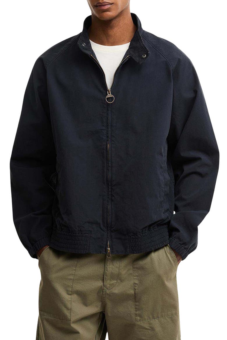 Royston Cotton Canvas Jacket, Main, color, DARK NAVY