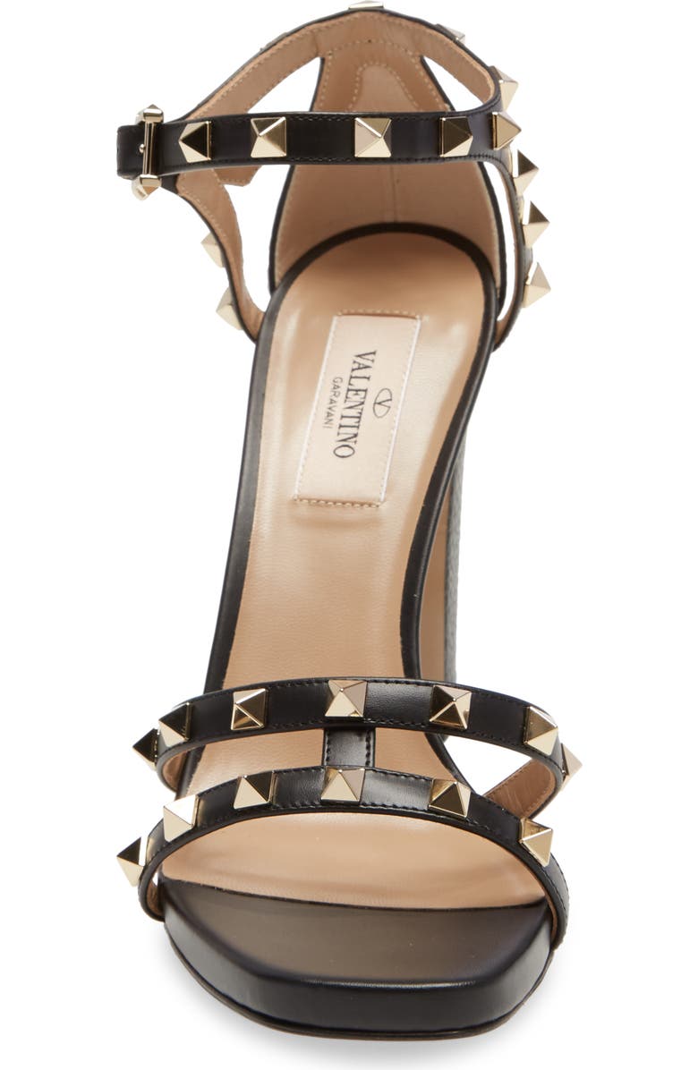 Valentino Garavani Valentino Rockstud Strappy Block Heel Sandal, Alternate, color,