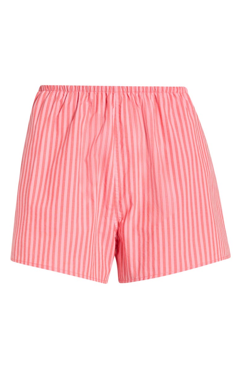 Lunya Airy Cotton Pajama Shorts, Alternate, color, Sunset Stripe