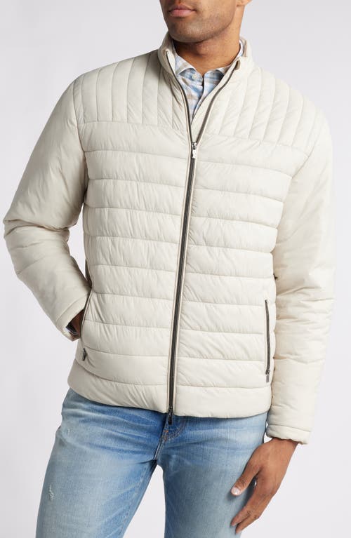 Johnnie-o Killington Puffer Jacket In Gray