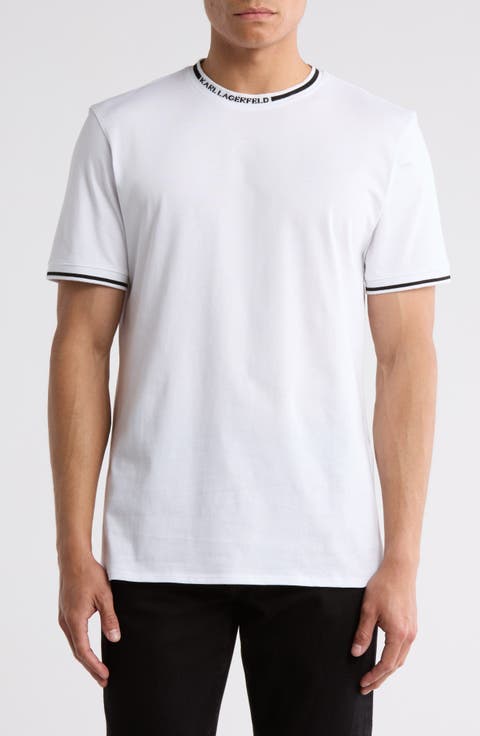 Logo Trim Crewneck T-Shirt