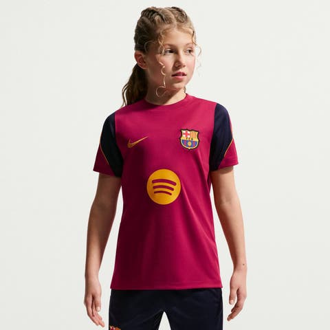 Youth Nike  Red Barcelona 2026/27 Dri-FIT Strike Top