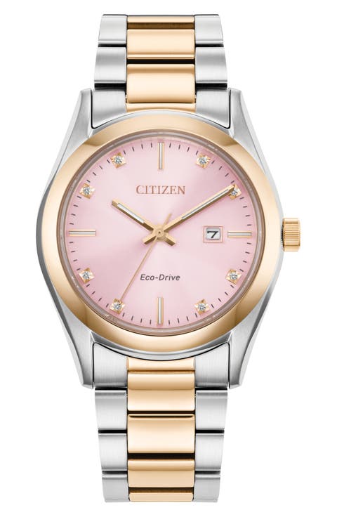 Sport Luxury Diamond Bracelet Watch, 33mm