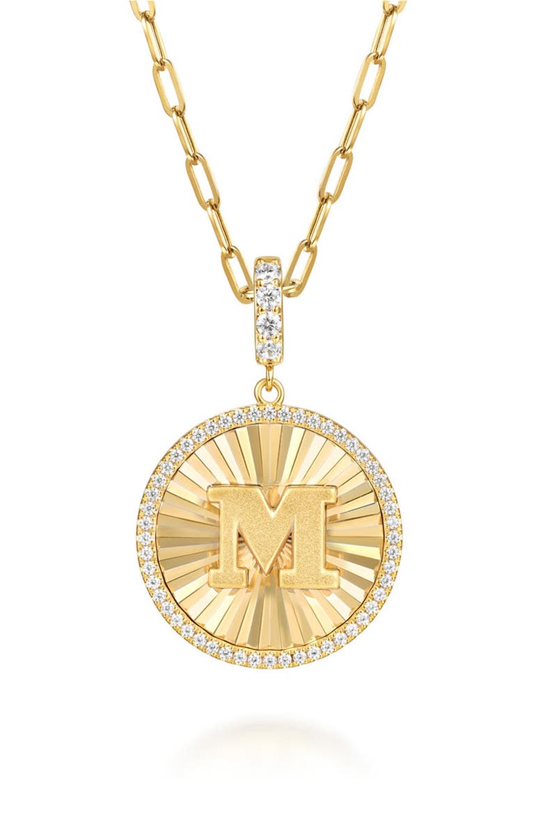Gabriel & Co. Bujukan Diamond Initial Charm, Alternate, color, Gold - M