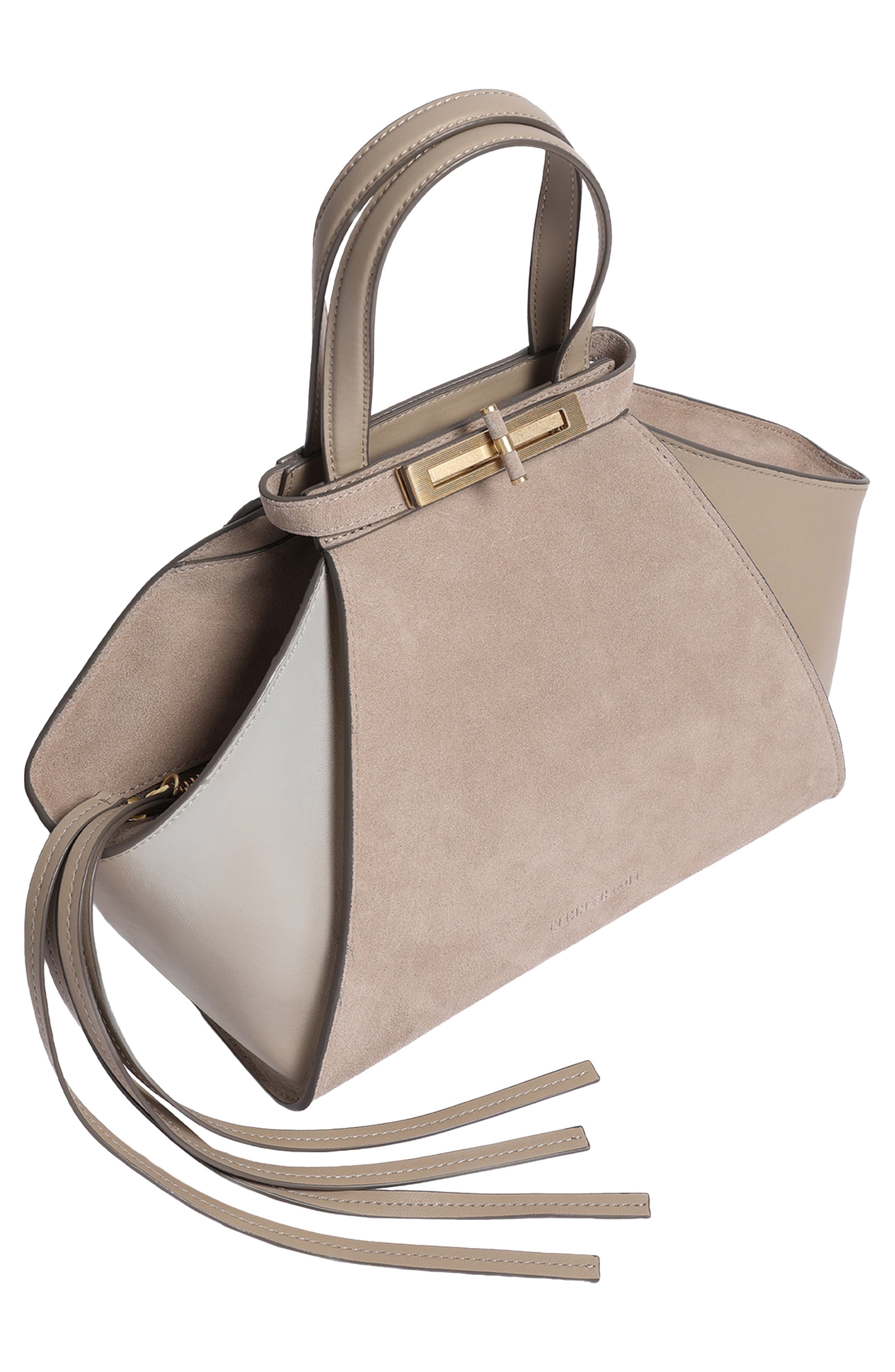 Crosby Leather Satchel, Alternate, color, TAUPE
