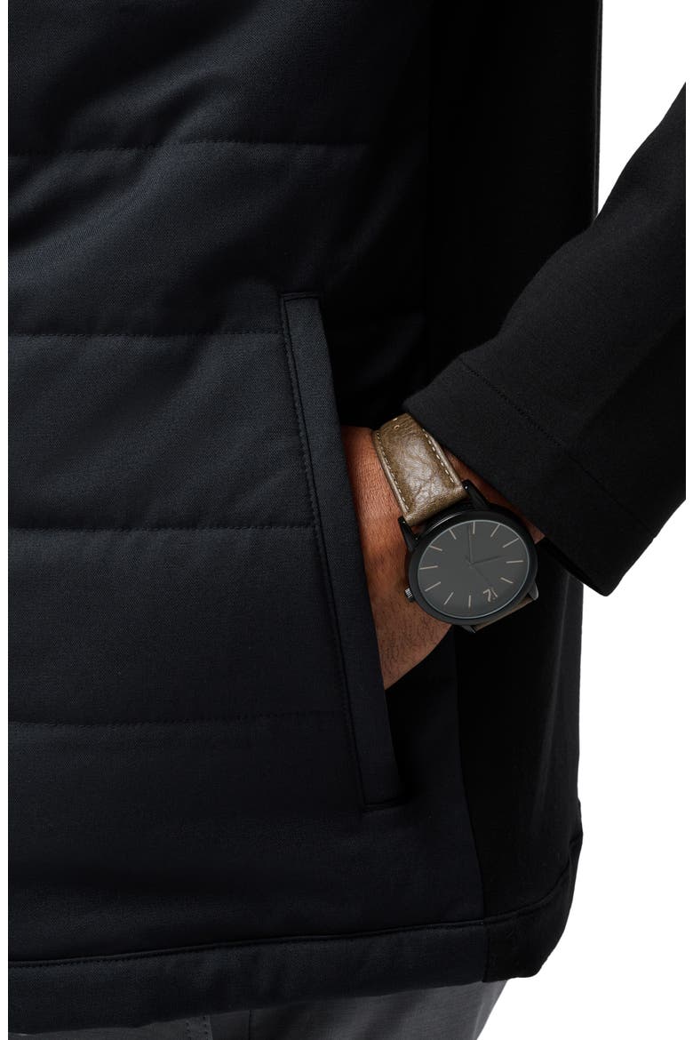Point of Sail Hybrid Jacket, Alternate, color, BLACK