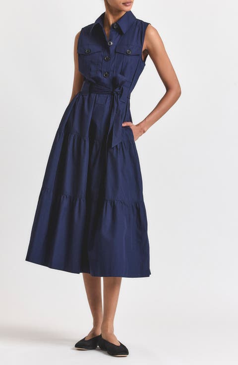 Florence Sleeveless Shirtdress