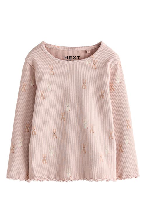 Next Kids' Assorted 5-pack Long Sleeve Rib T-shirts In Multi
