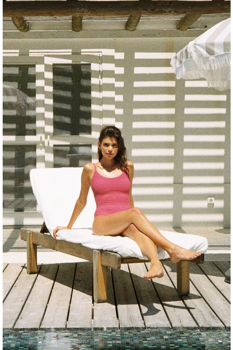 The Amalfi One-Piece Swimsuit, Alternate, color, JUICY