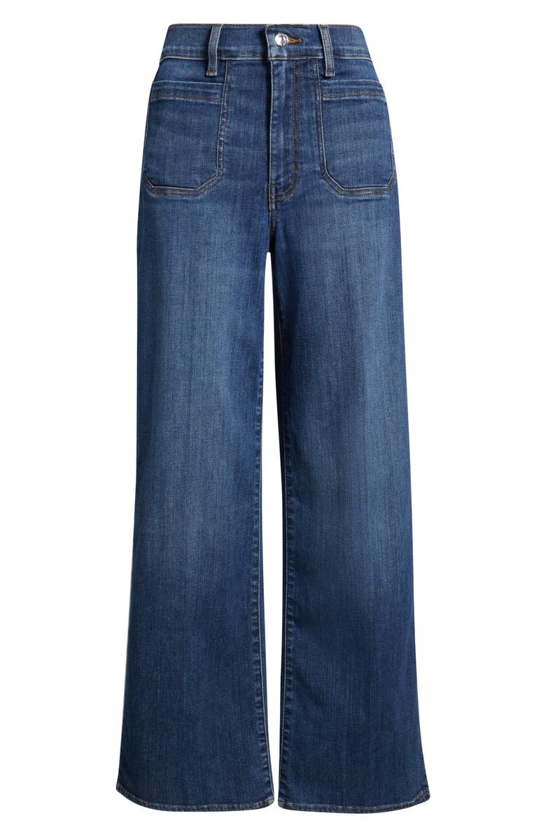 FRAME Le Slim Palazzo Jeans, Alternate, color, Rockwell Clean