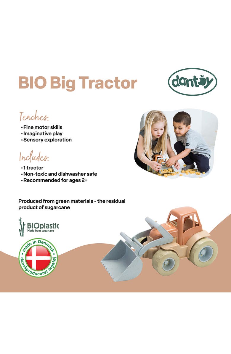 Dantoy BIO Big Tractor Toy Vehicle, Alternate, color, Multicolored