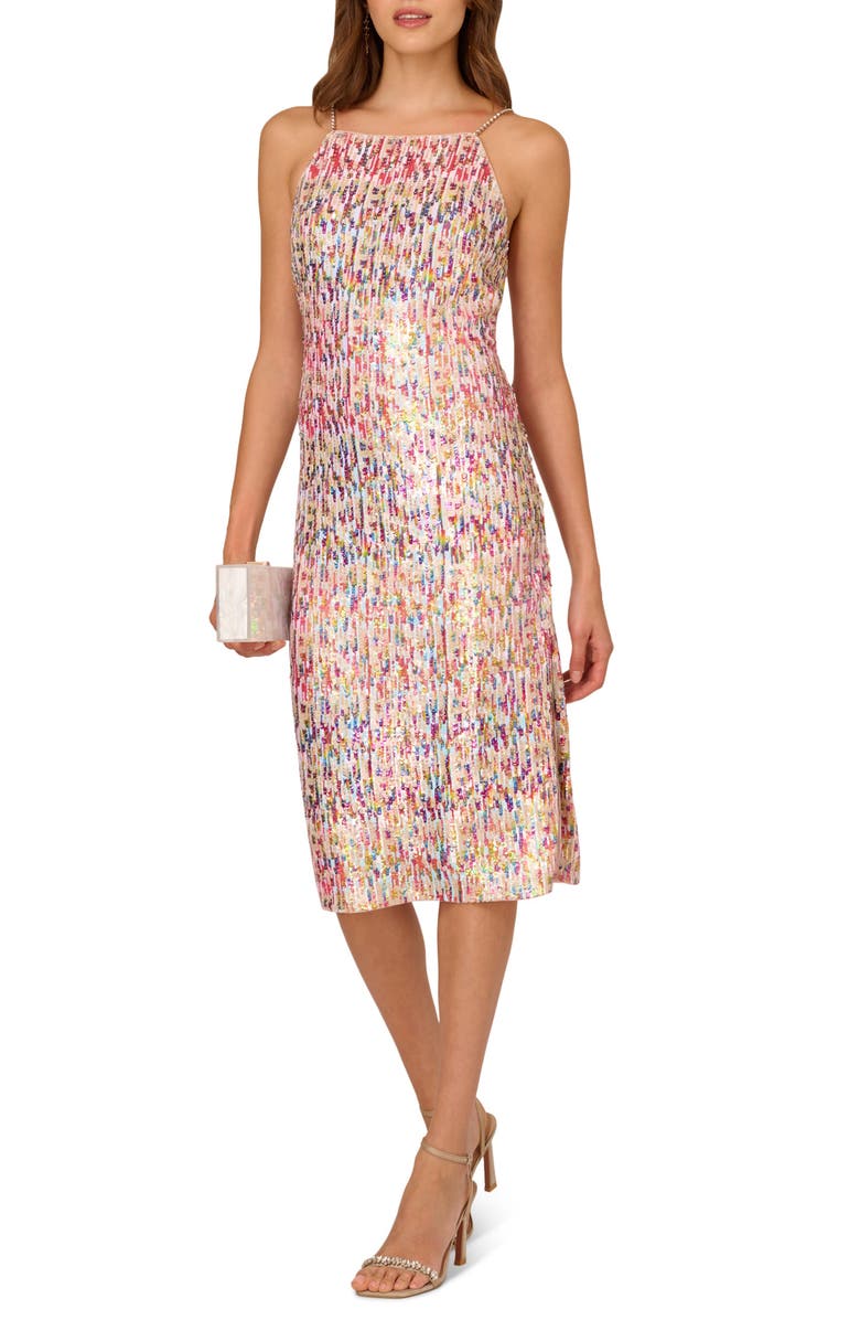 LIV FOSTER Sequin Cocktail Dress, Alternate, color, 