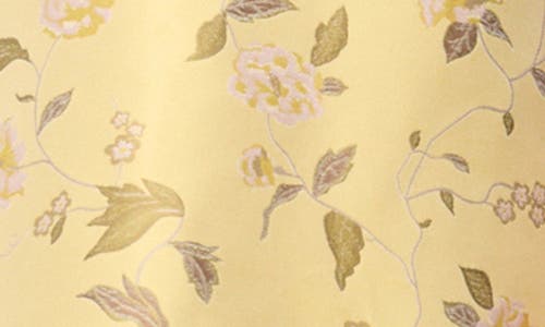 Staud Mia Floral Minidress In Yellow