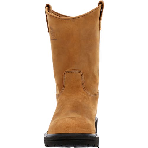 Georgia Boot Farm And Ranch Pull On Work Boot In Brown