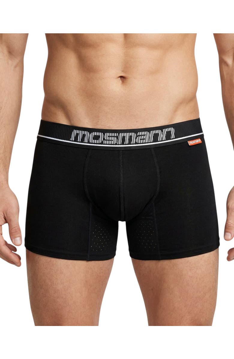 Mosmann Australia Men's Comfort Core Trunks, Main, color, Black
