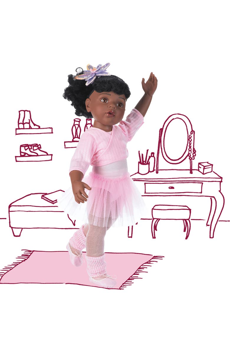 Gotz 19.5" Hannah Princess at The Ballet Poseable Doll with Extra Outfit, Alternate, color, Multicolored