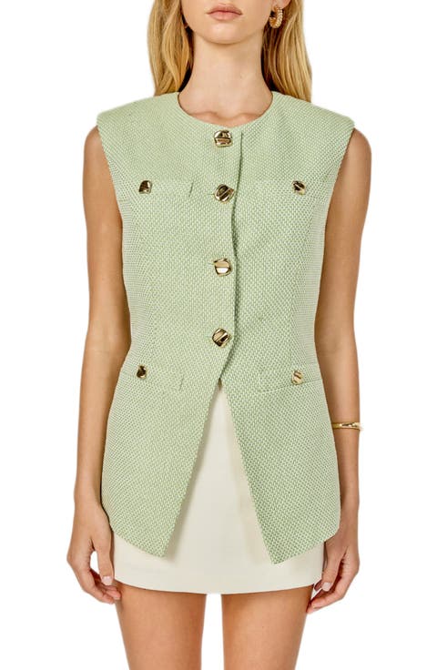 Tweed Vest