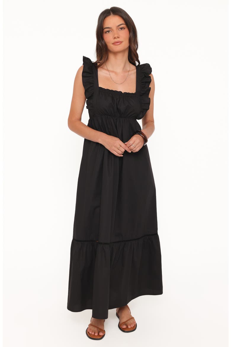 Danity Maxi Dress, Alternate, color, BLACK