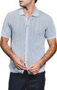 7 Diamonds Kellan Knit Short Sleeve Button-Up Shirt