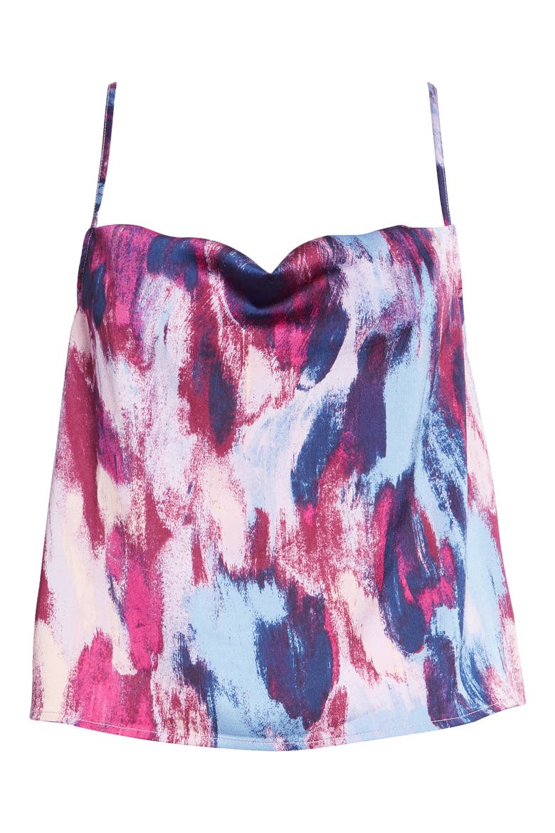Satin Camisole, Alternate, color, PURPLE CHALK CAMO