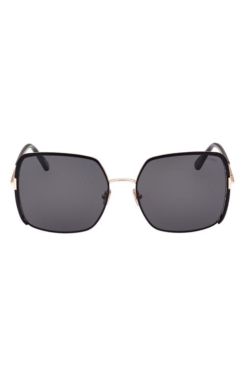 Raphaela 60mm Butterfly Sunglasses