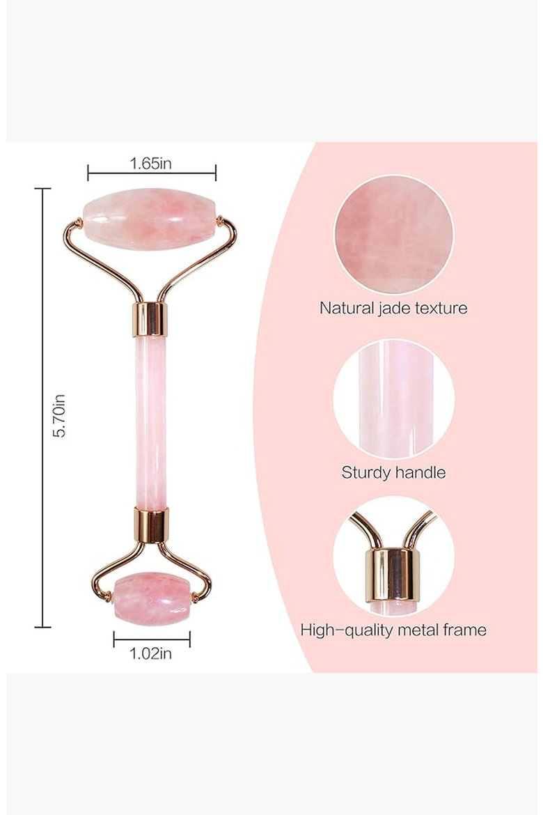 Rose Quartz Anti-Aging Roller, Alternate, color, Rose Quartz