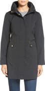 Cole Haan Signature Back Bow Packable Hooded Raincoat