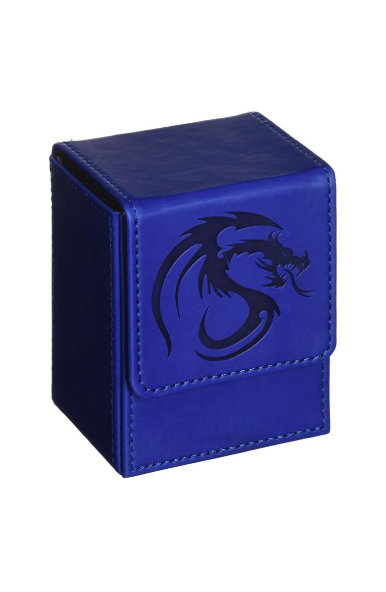 BCW Padded Leatherette Deck Case Lx Blue, Main, color, Multicolored