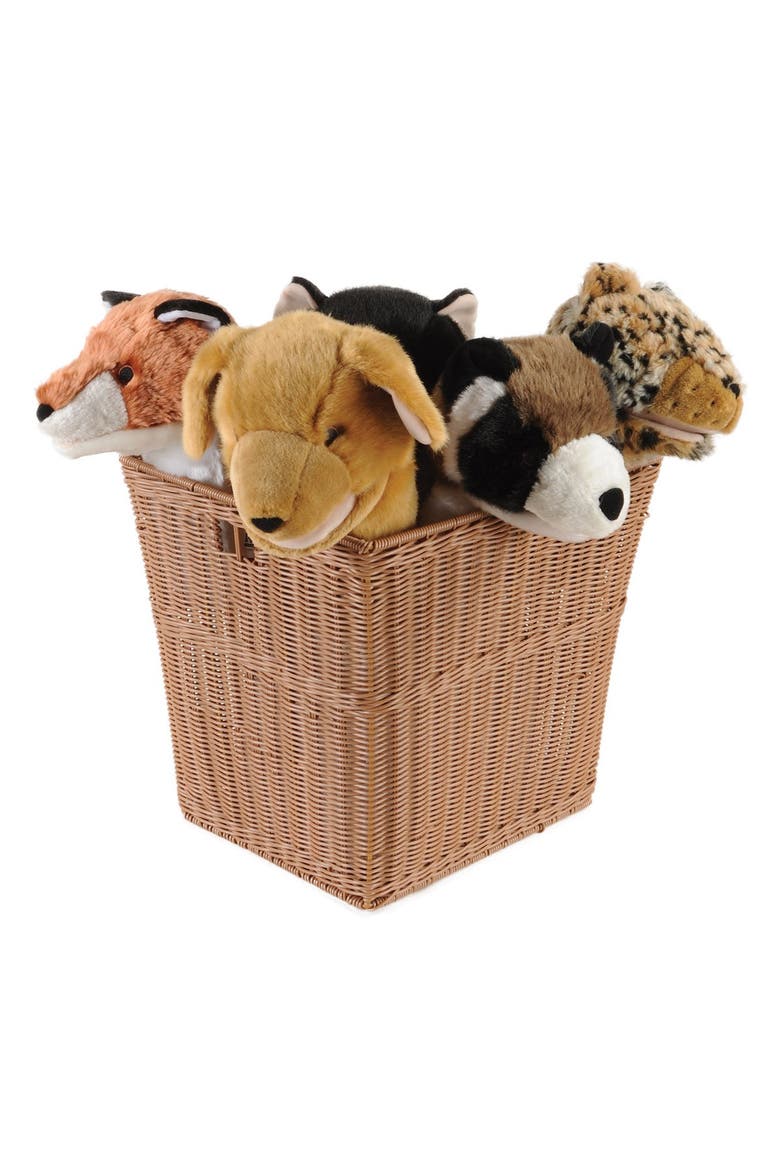 Washable Wicker Basket - Large, Alternate, color, Brown