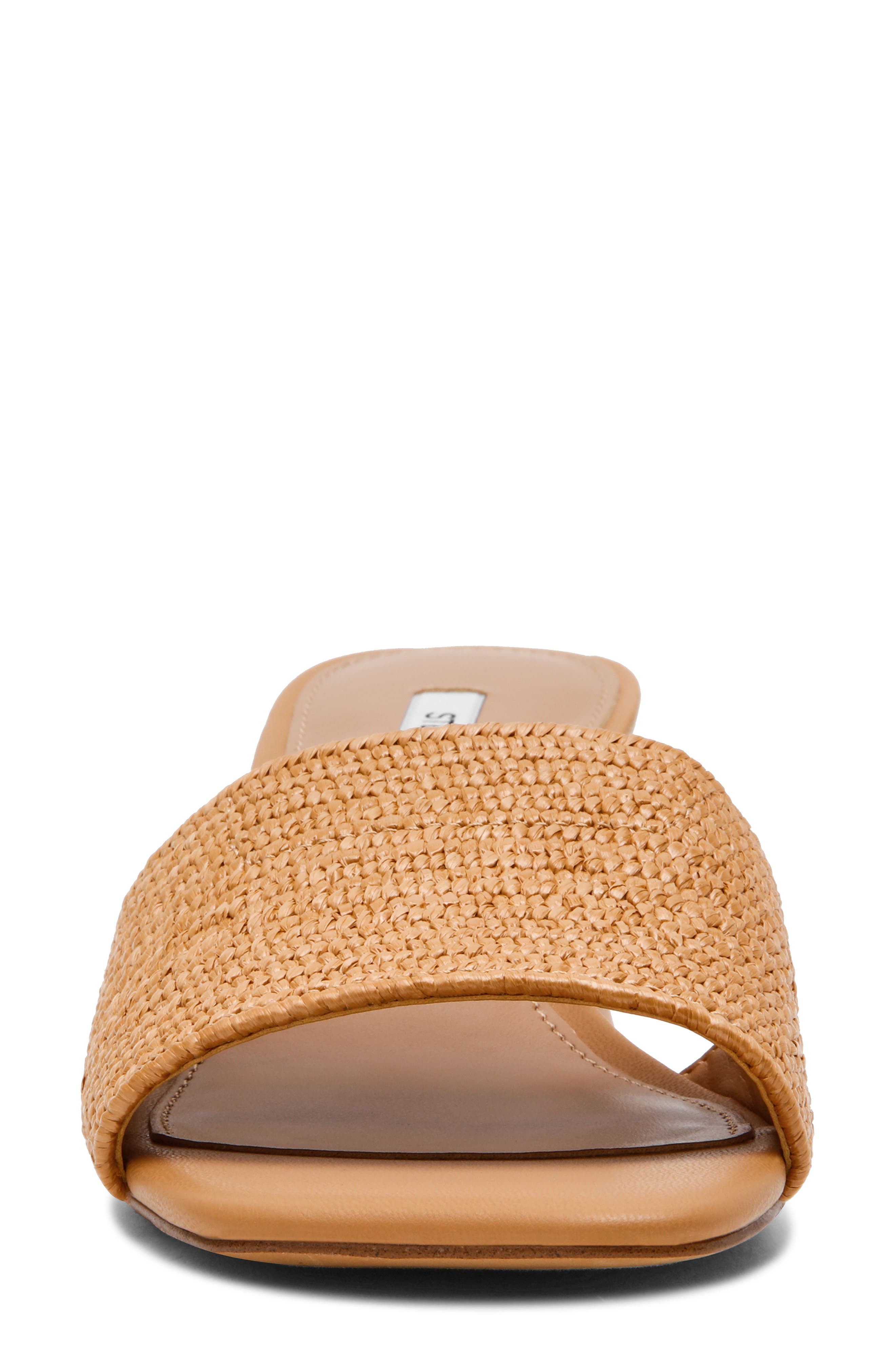 Frolic Slide Sandal, Alternate, color, TAN RAFFIA