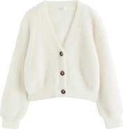 NEXT Kids' Eyelash Knit Cardigan