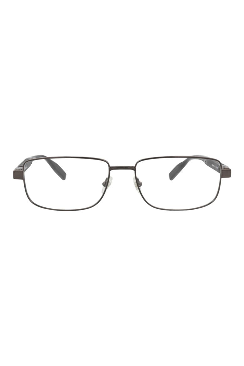 58mm Rectangular Optical Glasses, Main, color, RUTHENIUM BLACK