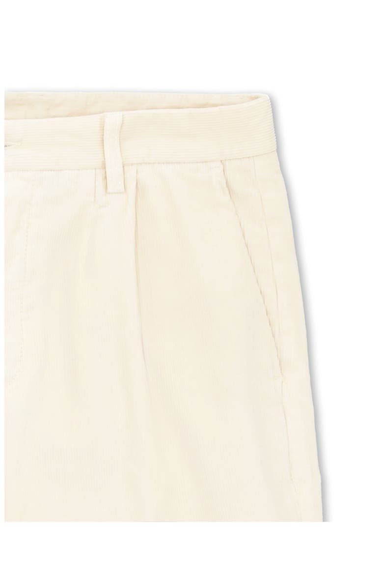 Pences Corduroy Pleated Trousers, Alternate, color, WHITE