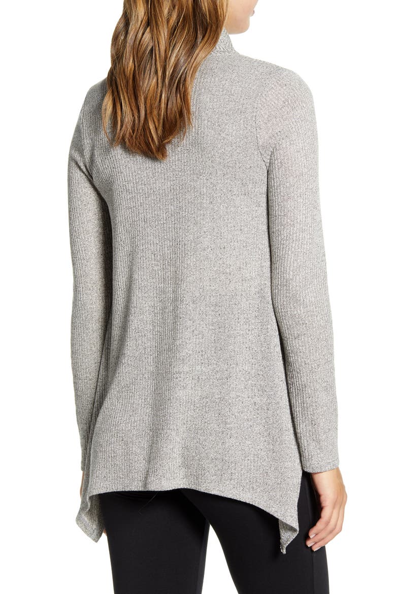 Cowl Neck Maternity/Nursing Top, Alternate, color, GREY
