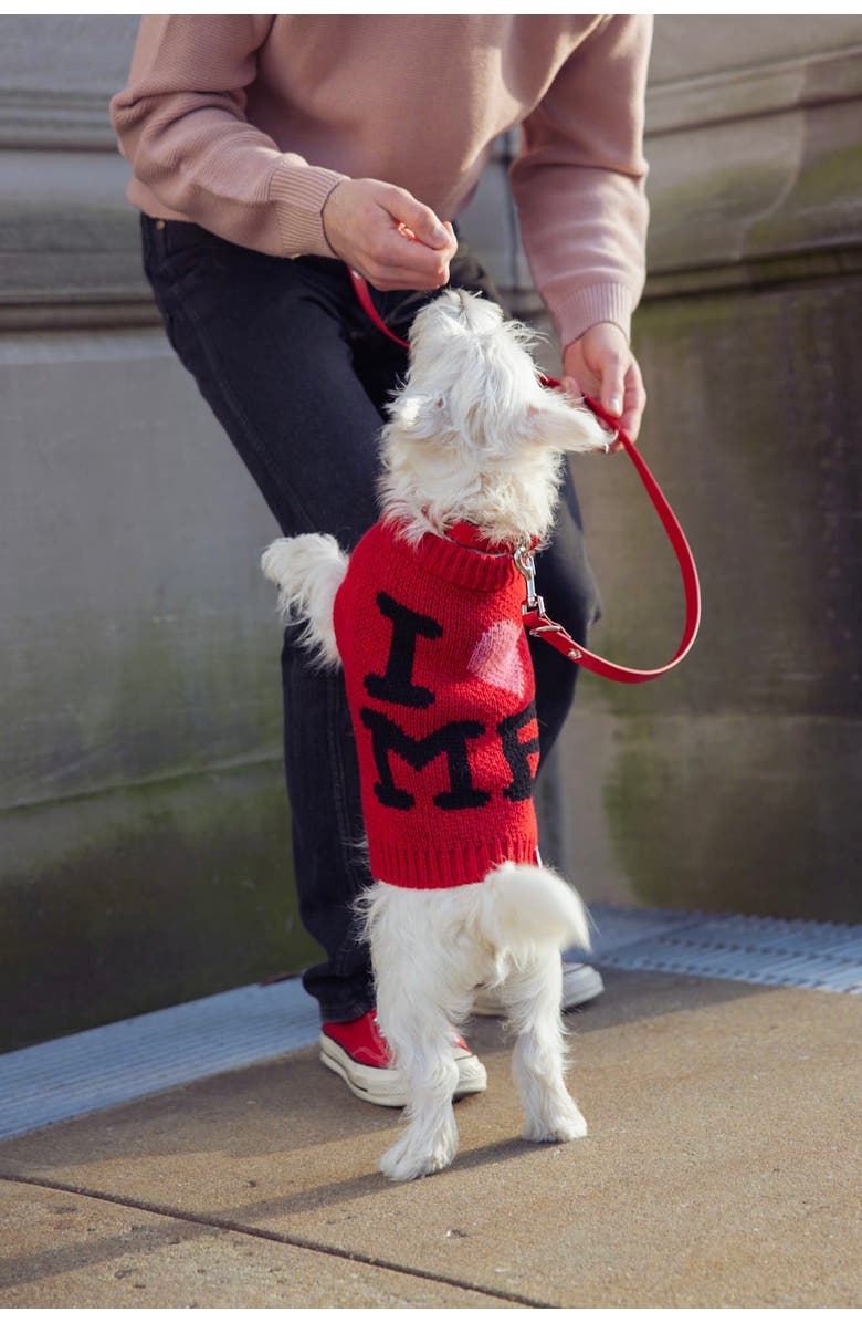 Little Beast I LOVE ME Pet Sweater, Alternate, color, 