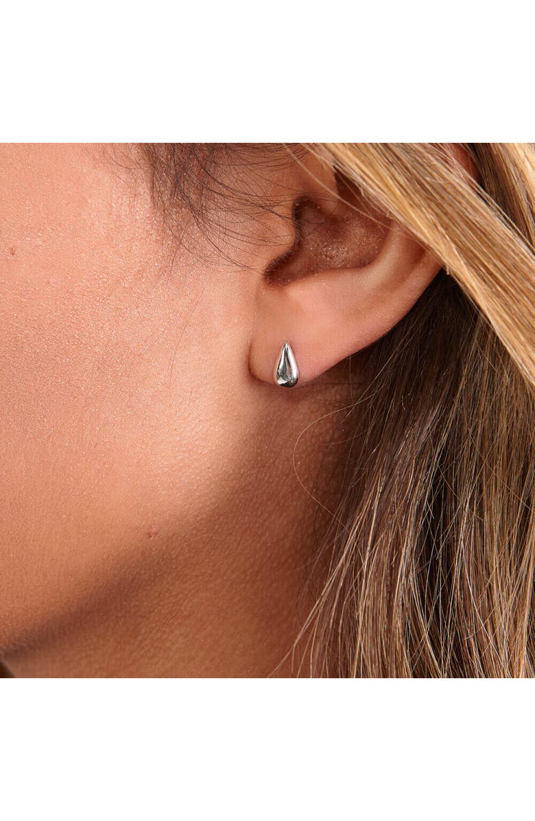 Lucy Quartermaine Mini Tear Drop Studs, Alternate, color, Sterling Silver