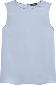 Theory Sleeveless Silk Blouse