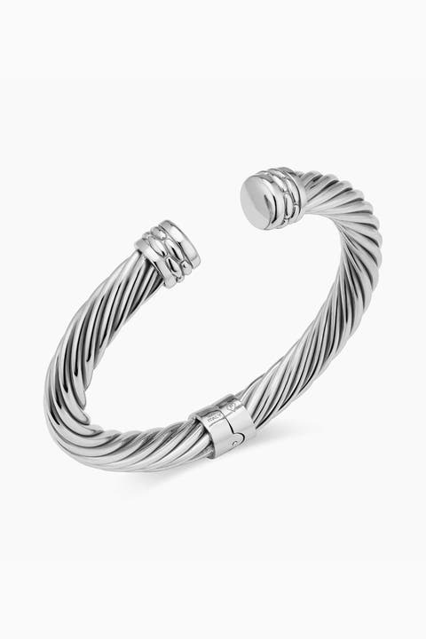Candy Cane Cuff in Sterling Silver