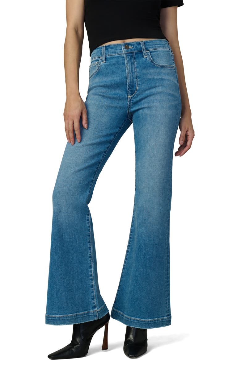 Joe's High Waist Flare Jeans, Main, color, 