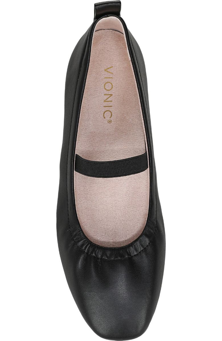 Vionic Colette Mary Jane Flat, Alternate, color, Black