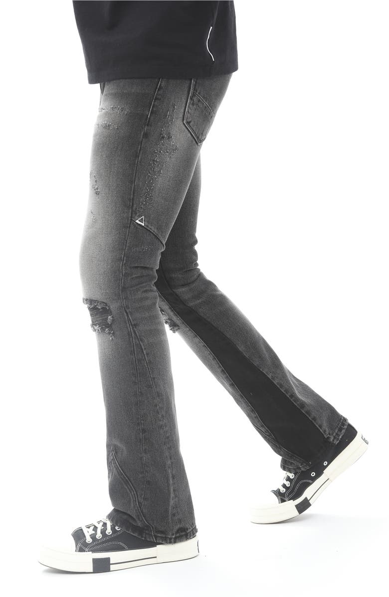 HVMAN Mars Distressed Bootcut Jeans, Alternate, color, 