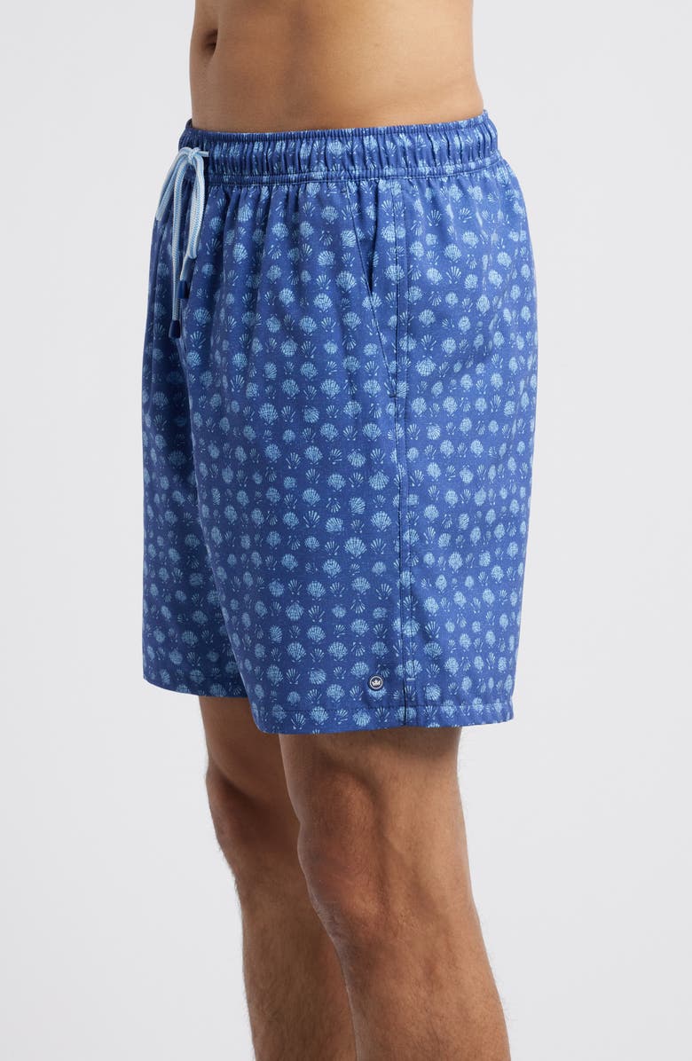 Peter Millar Hatteras Harvest Swim Trunks, Alternate, color, Ocean Blue