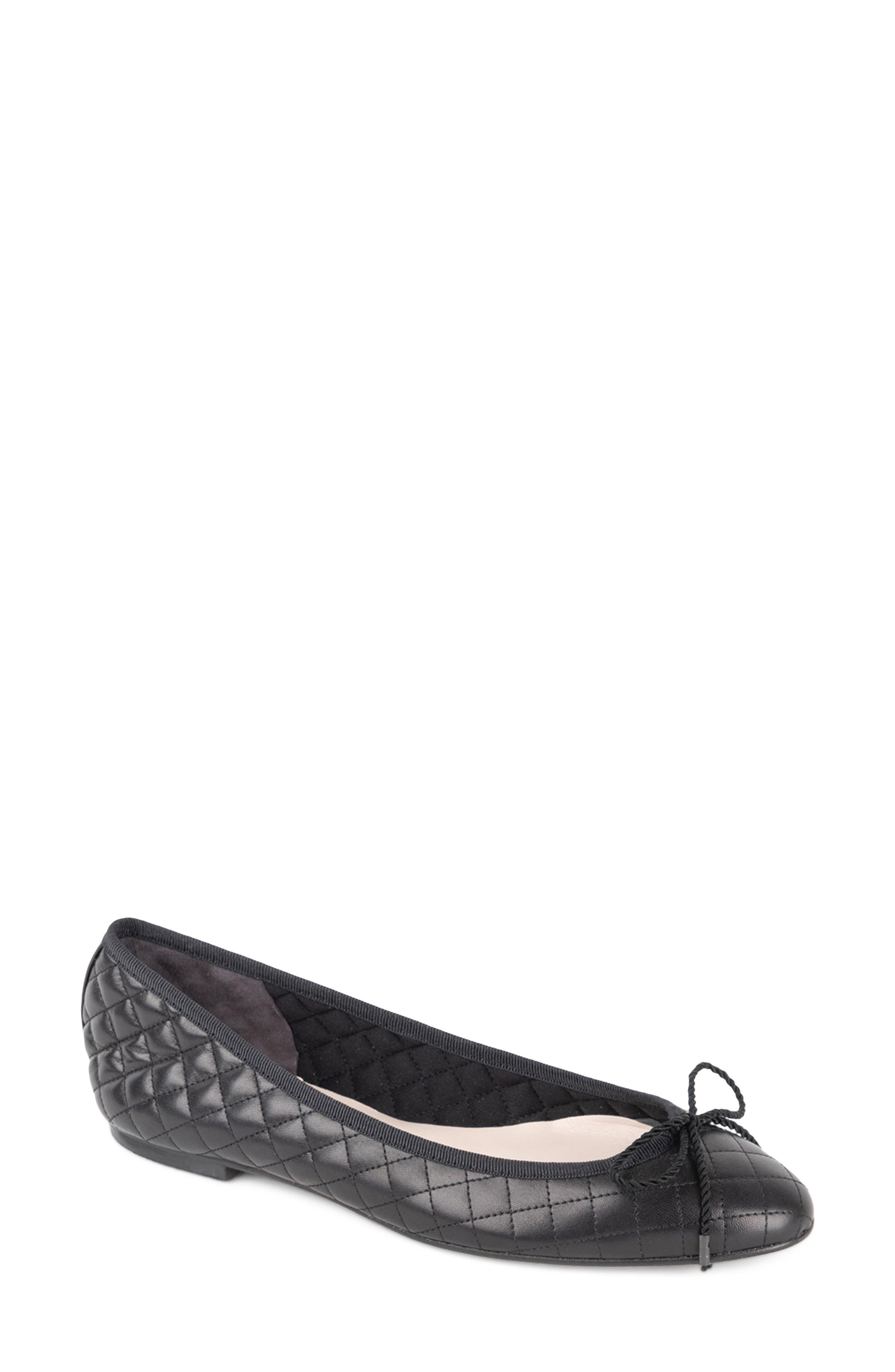 PAUL MAYER Lido Quilted Ballet Flat, Main, color, 
