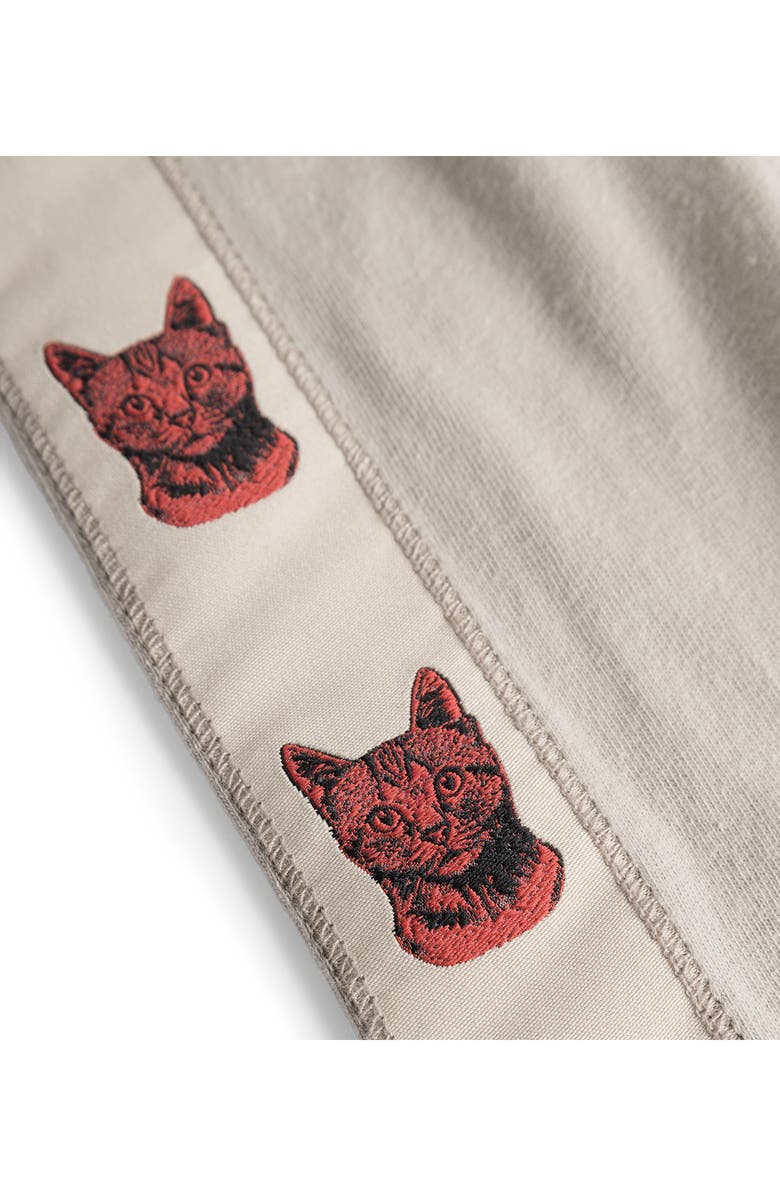 Nununu Kids' Cool Cat Zip Hoodie, Alternate, color, 