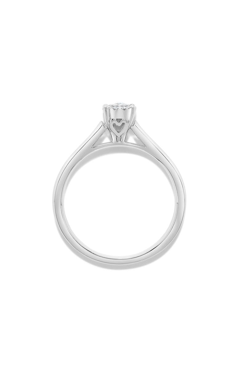 H.J. Namdar Miracle Diamond Halo Ring, Alternate, color, 14K White Gold