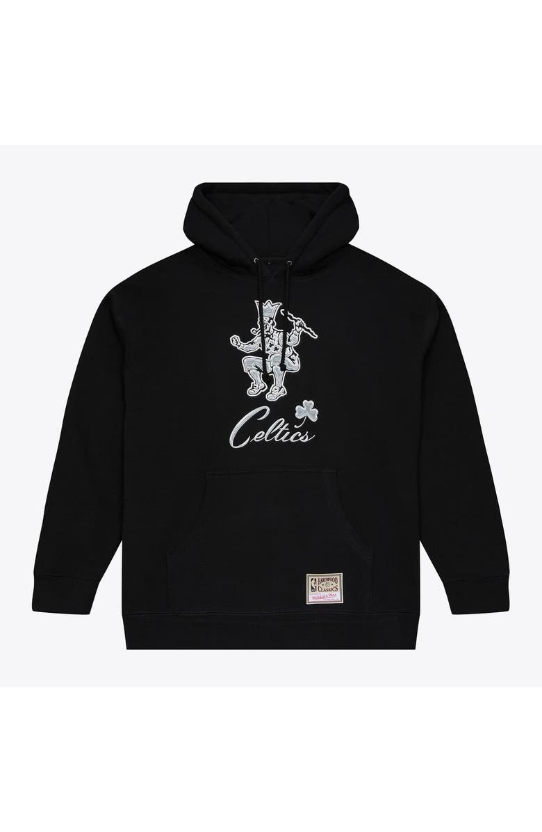 Mitchell & Ness Men's Mitchell & Ness Black Boston Celtics Chrome Hoodie, Main, color, Black