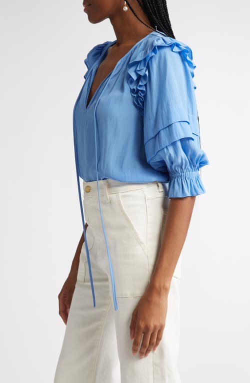 Ramy Brook Samira Ruffle Top
