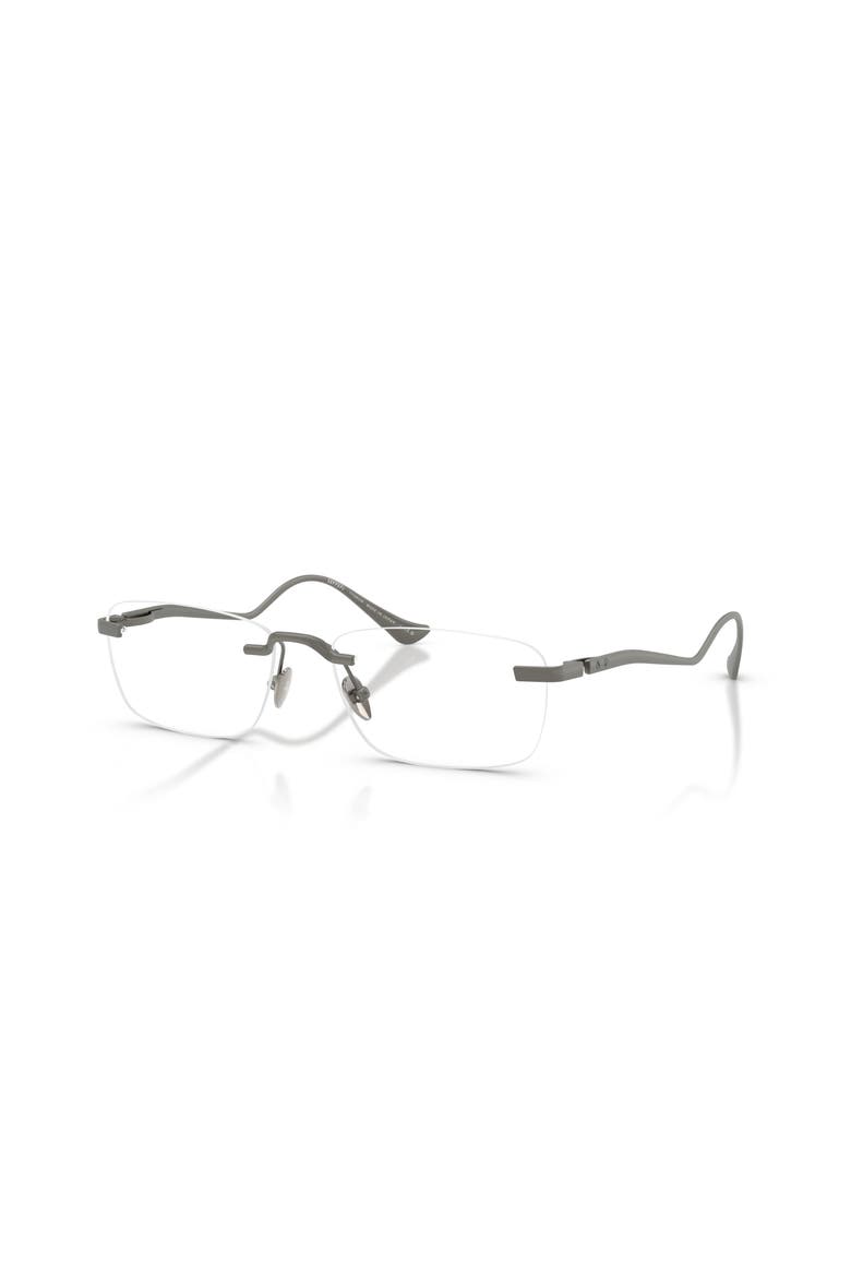 54mm Rectangle optical glasses, Main, color, Grey