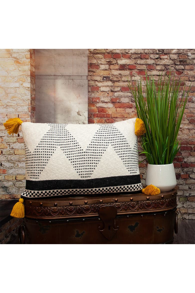 Kimmi Transitional Beige Throw Pillow, Alternate, color, BEIGE